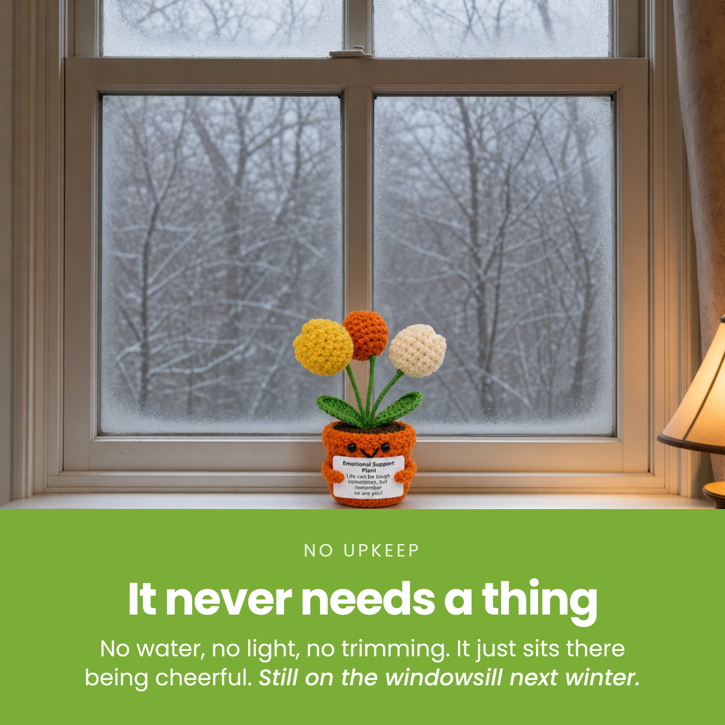 It never needs a thing [pl:04920b936738]