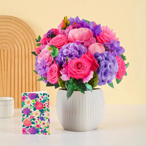 Fuchsia Fantasy Pop-Up Bouquet