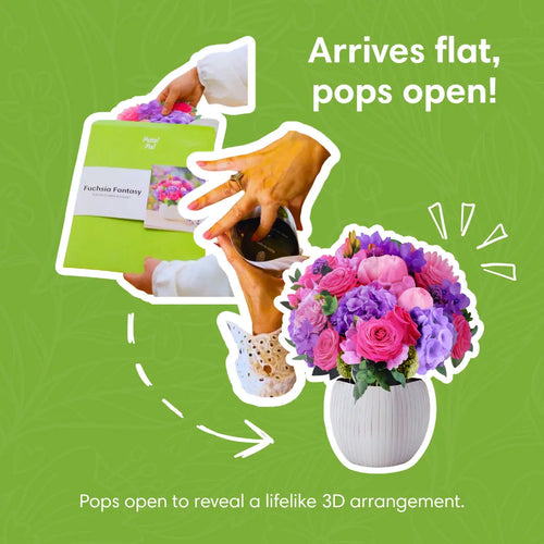 Fuchsia Fantasy Pop-Up Bouquet