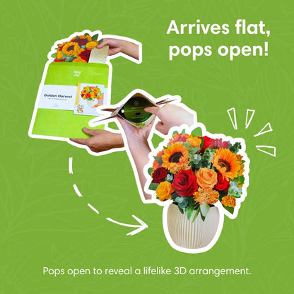 Golden Harvest Pop-Up Bouquet PetalPal