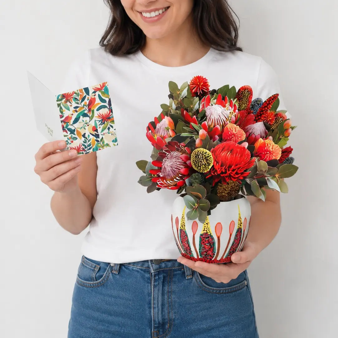 Kirribilli Sunset Pop-Up Bouquet PetalPal