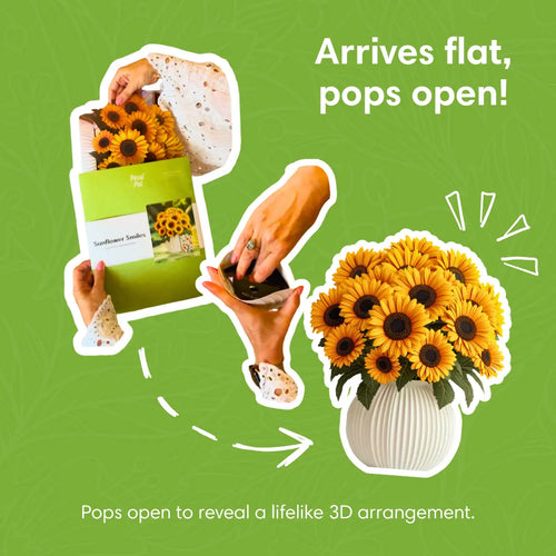 Sunflower Smiles Pop-Up Bouquet